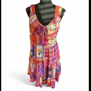 Colorful Sleeveless Dress